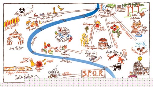 Map of Rome